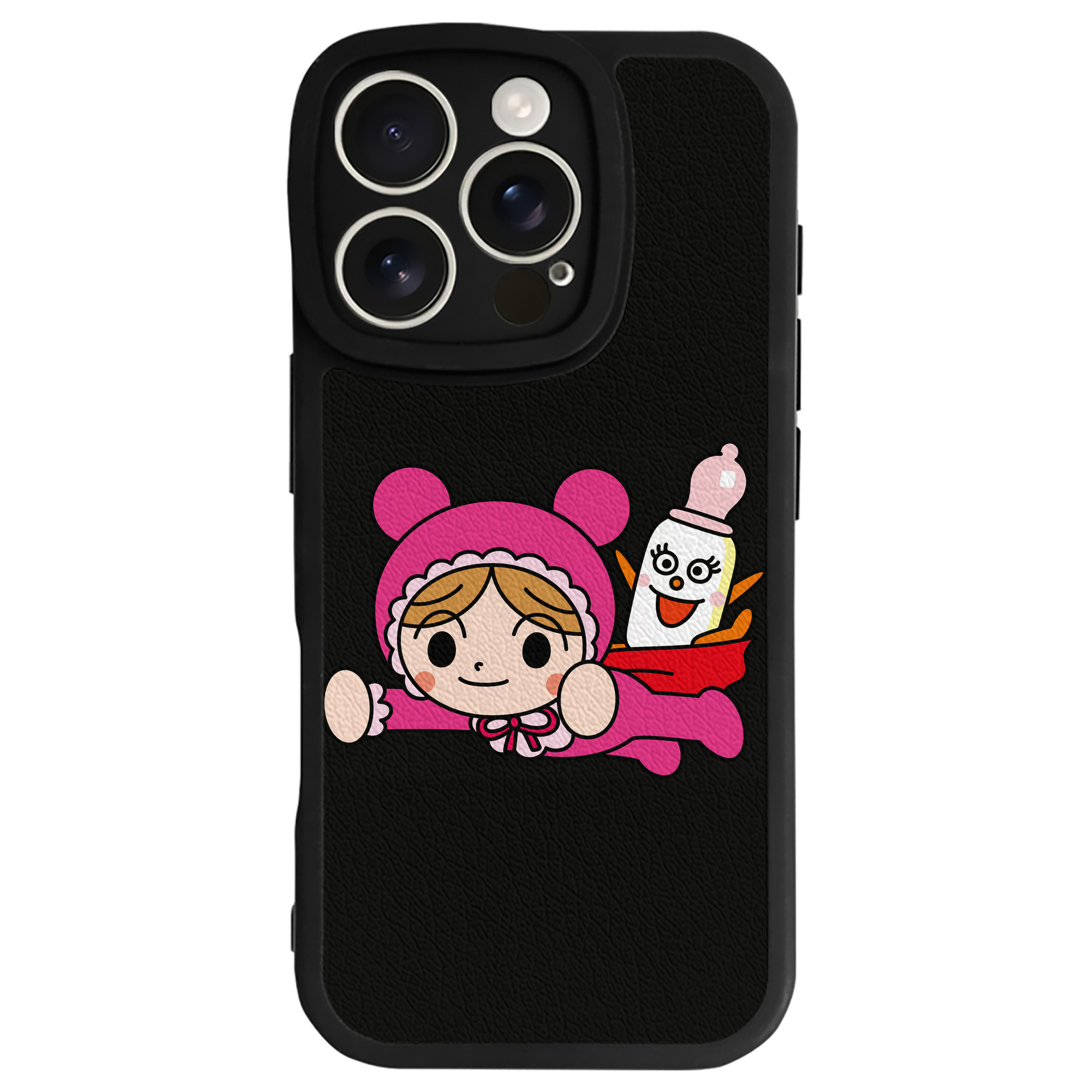 （画像用） アンパンマン Anpanman 【iPhone 16シリーズ対応】シリコンスマホケース（レザー調） 材質：シリコン